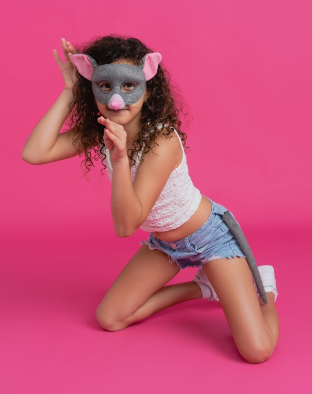 Sweida's Little Safari Deluxe Animal Mask & Tail Set - Possum Costume