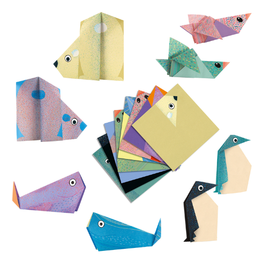 Djeco Polar Animals Origami Art and Craft