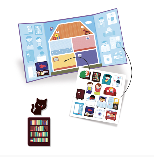 Djeco House Stickers Set Art and Craft