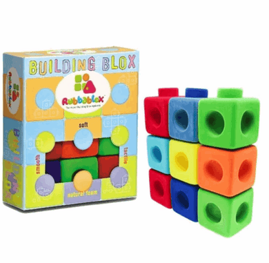 Rubbabu Building Blox ( Set of 9) Construction