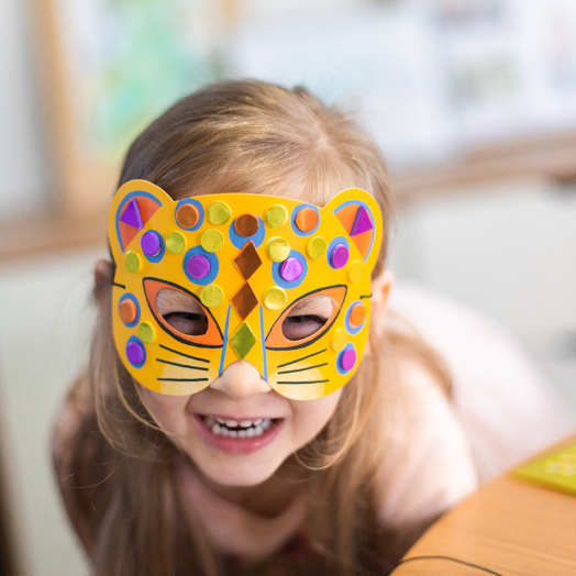 Djeco DIY Jungle Animal Masks Art & Craft Kits