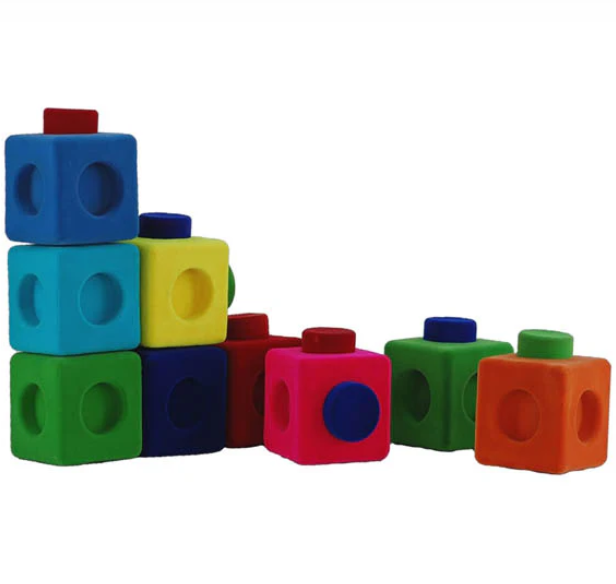 Rubbabu Building Blox ( Set of 9) Construction