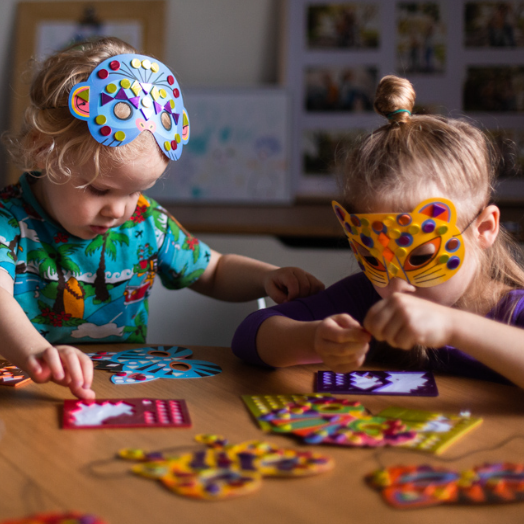 Djeco DIY Jungle Animal Masks Art & Craft Kits