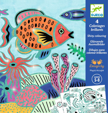 Djeco Shiny Colouring Under The Sea Art & Craft Kits