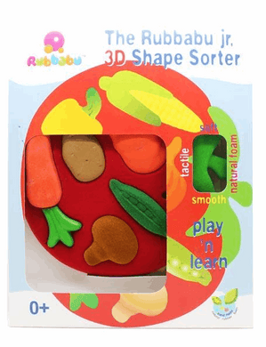 Rubbabu Shape Sorter Vegetables Shape Sorter