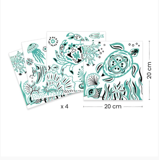 Djeco Shiny Colouring Under The Sea Art & Craft Kits