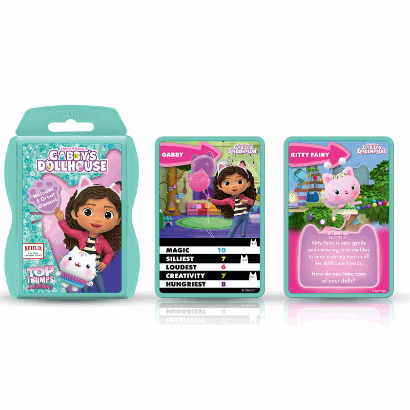 Top Trumps Junior Gabby's Dollhouse card games