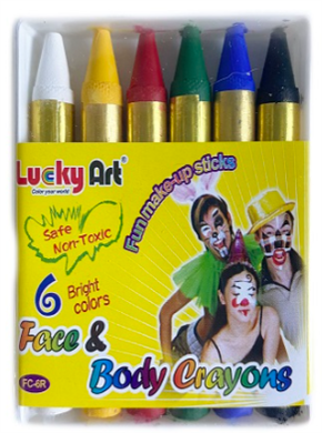 Lucky Art Body Crayons Art & Craft
