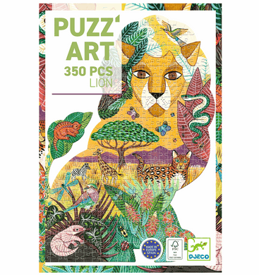Djeco Puzz'Art Lion Shaped Puzzle 150pc Puzzle