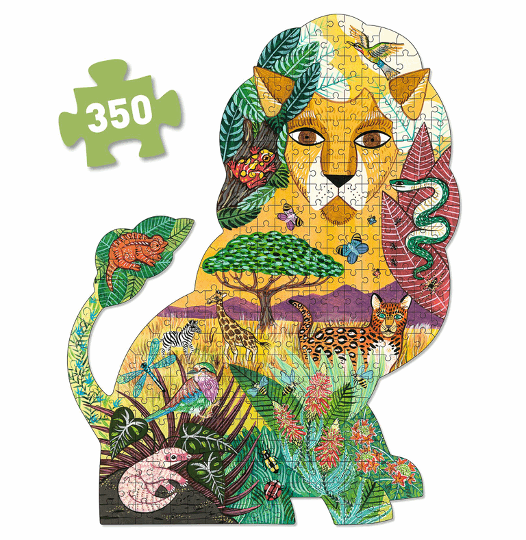 Djeco Puzz'Art Lion Shaped Puzzle 150pc Puzzle