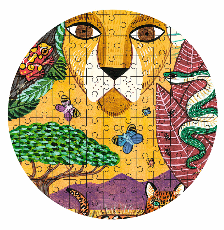 Djeco Puzz'Art Lion Shaped Puzzle 150pc Puzzle