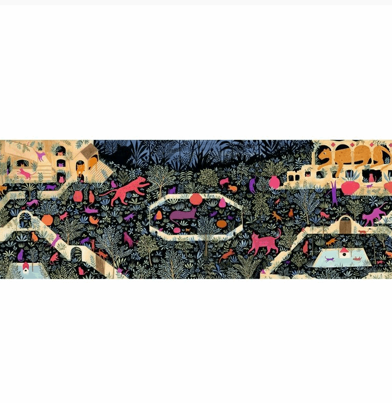 Djeco The Kingdom of Cats Gallery Puzzle 500pc Puzzle