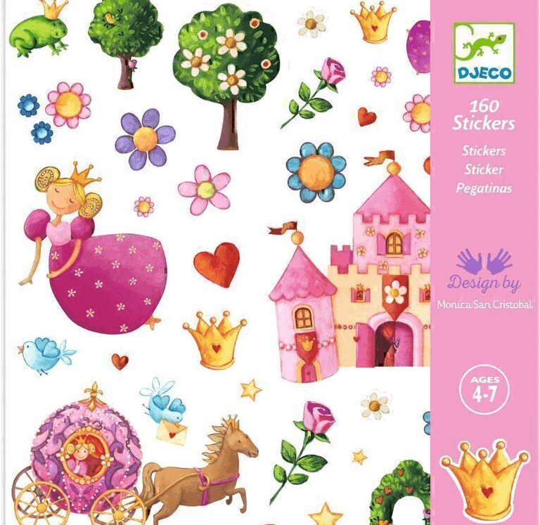 Princess Marguerite Stickers 160pc stickers