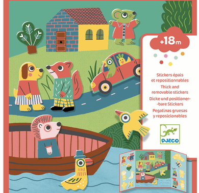 Djeco Animal Stickers Set stickers