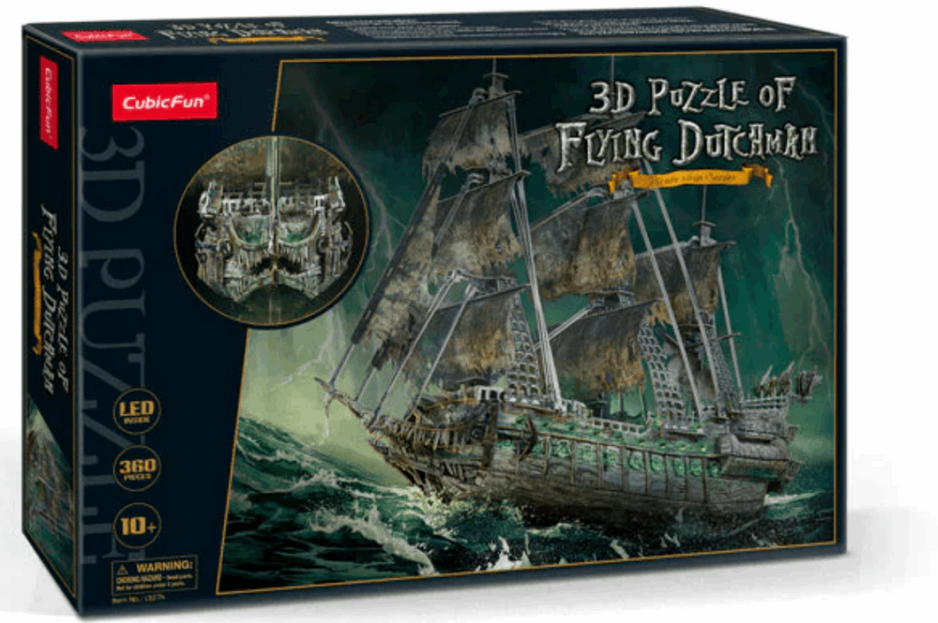 CubicFun LED Flying Dutchman 3D Puzzle 360pc puzzle