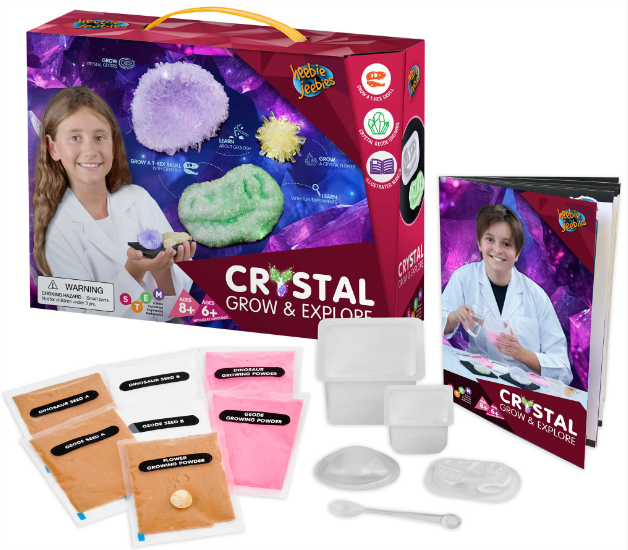 Heebie Jeebies Crystal Grow & Explore Set Science
