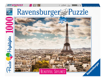 Beautiful Skylines Paris 1000pc Ravensburger Puzzle