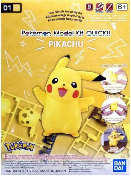 Bandai Pokemon Model Kit Quick PIKACHU 01