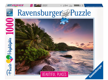 Beautiful Places Praslin Island  1000pc Ravensburger Puzzle