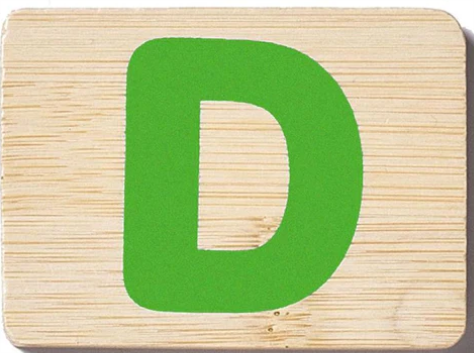 EverEarth Toys Personalised Name Train Letter Dd Train