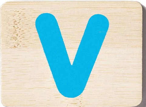 EverEarth Toys Personalised Name Train Letter Vv Train