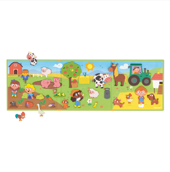 Janod Magnetic Story Farm