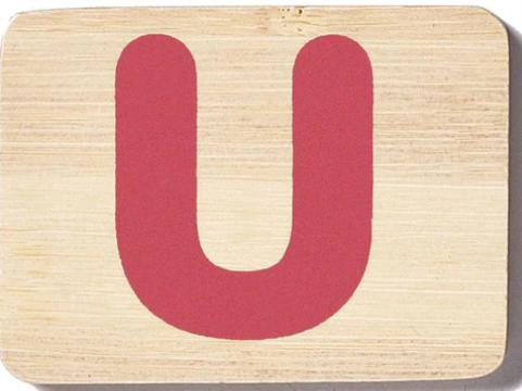 EverEarth Toys Personalised Name Train Letter Uu Train