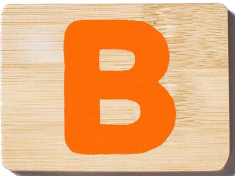 EverEarth Toys Personalised Name Train Letter Bb Train