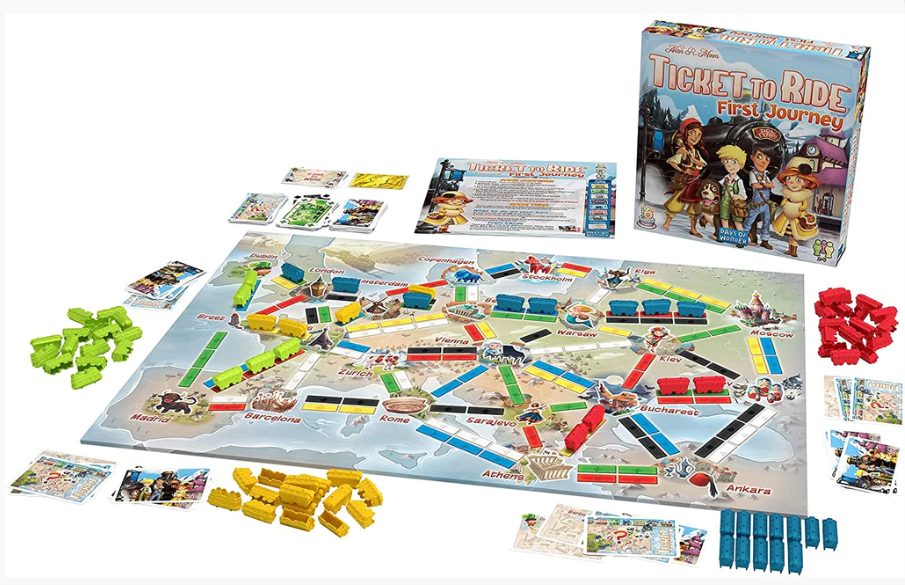 Ticket To Ride Europe First Journey Game