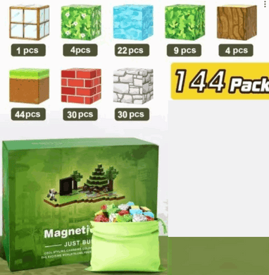 Magnetic Building Blocks 144pc Forest magnetic blocks