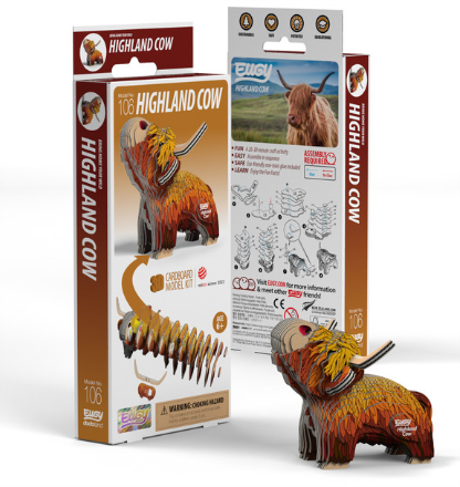 Eugy Dodoland Highland Cow 106 Art & Craft Kits
