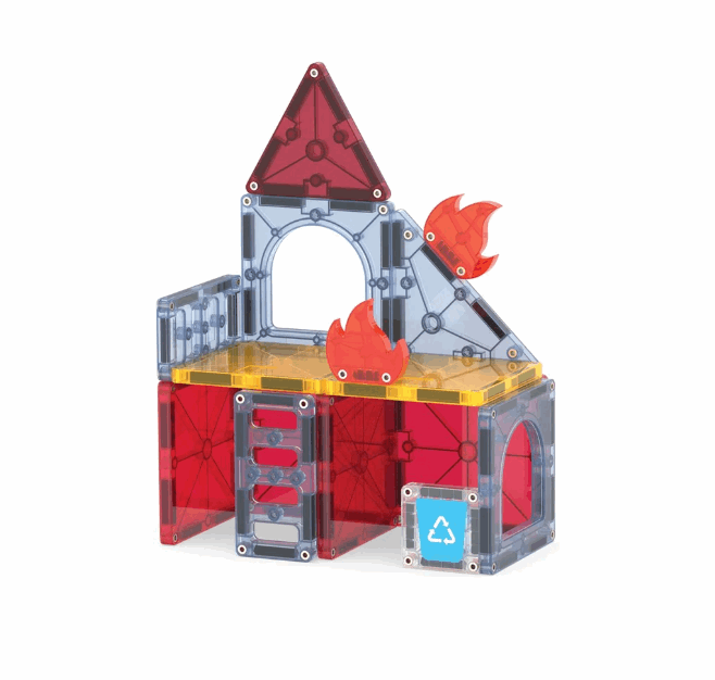 Magna Tiles Fire Rescue 27pc magnetic tiles