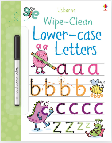 Wipe Clean Lower Case Letters books