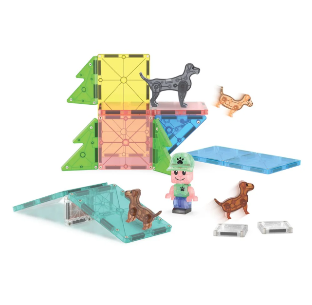Magna Tiles Puppy Park 27pc magnetic tiles