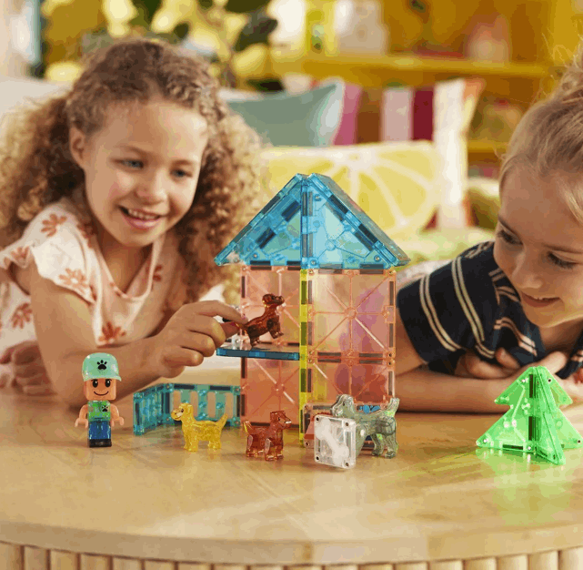 Magna Tiles Puppy Park 27pc magnetic tiles