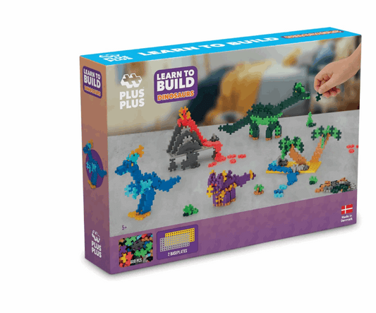 Plus-Plus Learn To Build Dinosaur 600pc construction toy