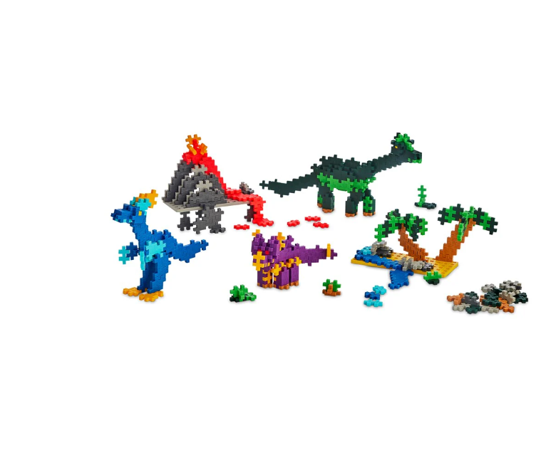 Plus-Plus Learn To Build Dinosaur 600pc construction toy