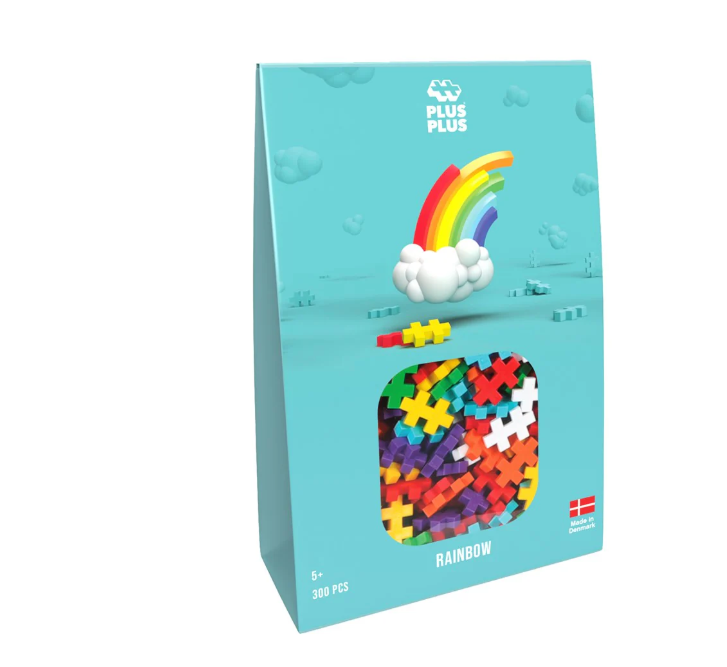 Plus-Plus Rainbow Mix 300pc Construction Toy