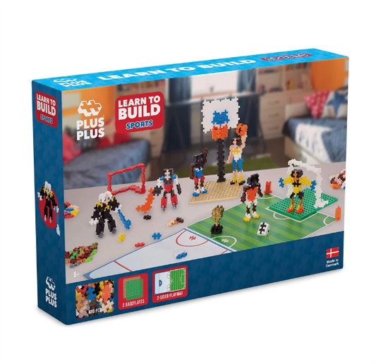 Plus-Plus Learn To Build Sports 600pc Set Construction