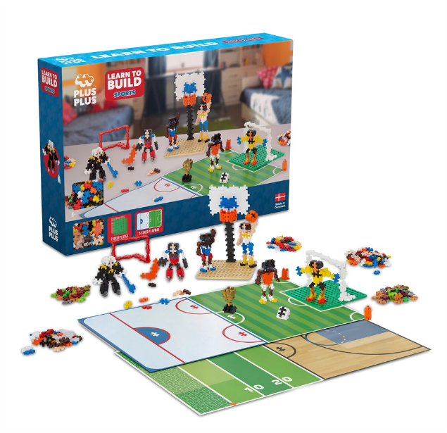 Plus-Plus Learn To Build Sports 600pc Set Construction