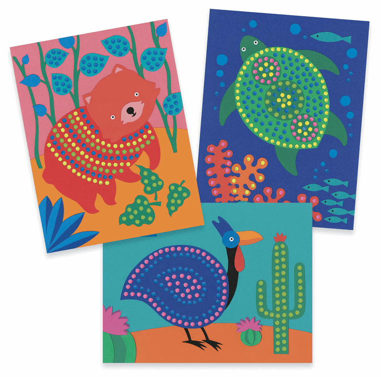 Djeco Pointillism Painting with Sticks Art & Craft