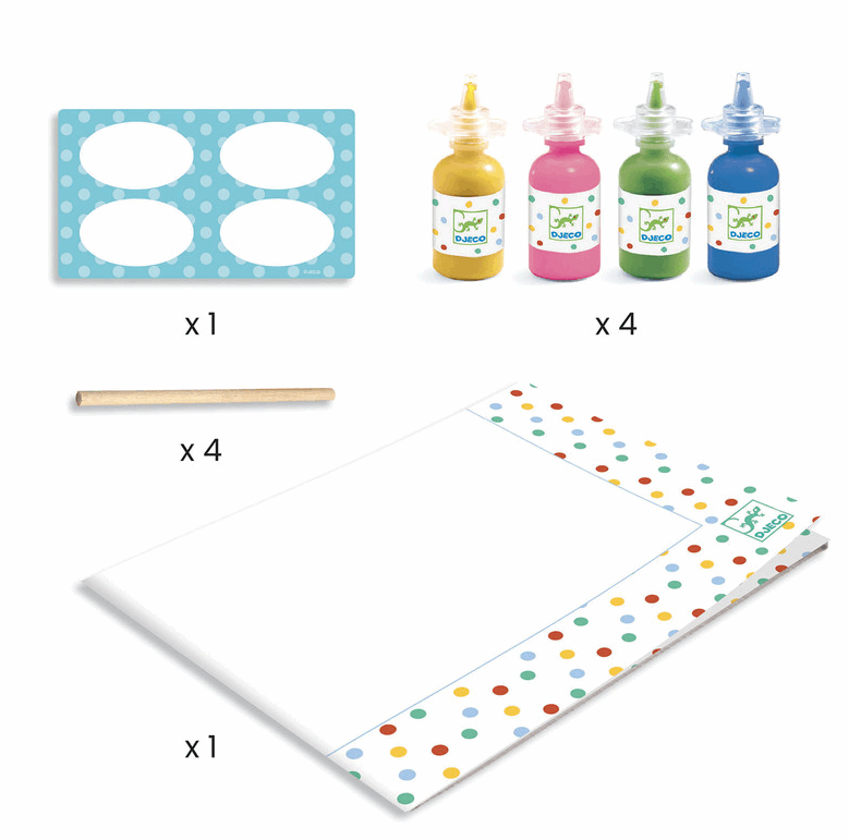 Djeco Pointillism Painting with Sticks Art & Craft