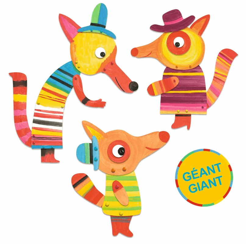Djeco Fox Family Painting Set Art and Craft