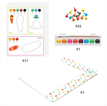 Load image into Gallery viewer, Djeco Fox Family Painting Set
