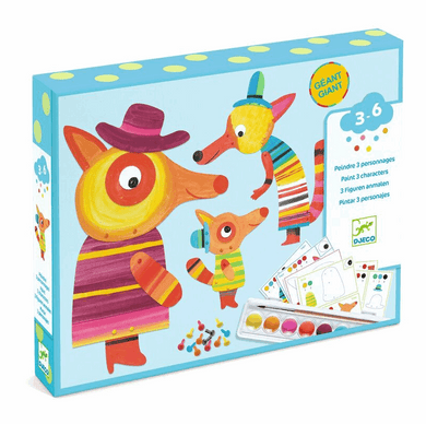 Djeco Fox Family Painting Set Art and Craft