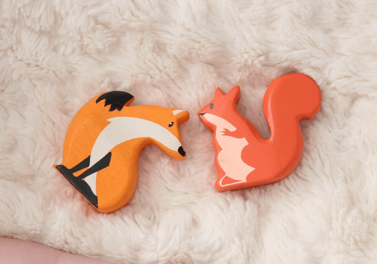 Tenderleaf Red Squirrel Wooden Animal wooden animal