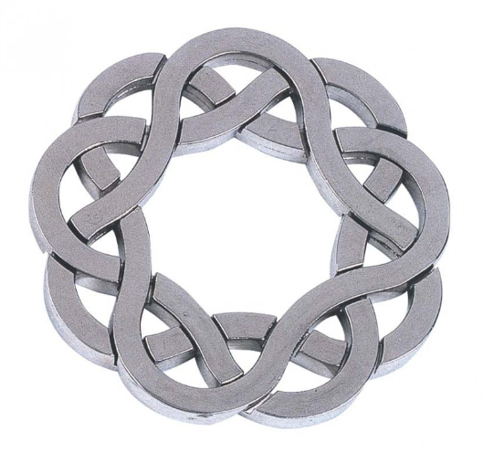 Hanayama Huzzle Cast Coaster Level 5 Puzzle