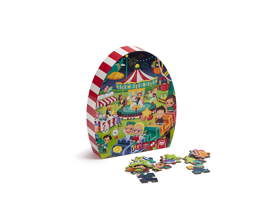EurekaKids Funfair Puzzle 100pc