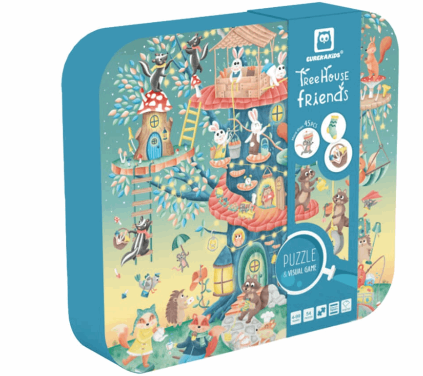 EurekaKids Forest Neighbours Puzzle 54pc puzzle