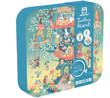 Load image into Gallery viewer, EurekaKids Forest Neighbours Puzzle 54pc
